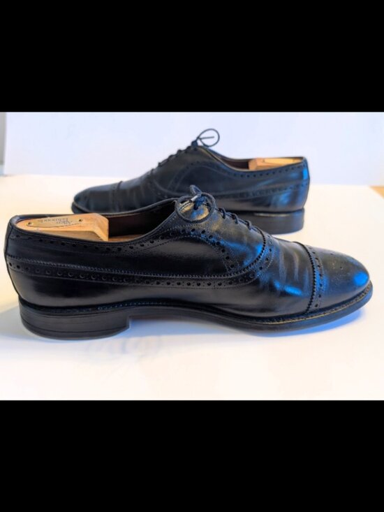 Allen Edmonds Fairfield Wingtip Black 10D + AE Cedar Shoe Trees main image 9